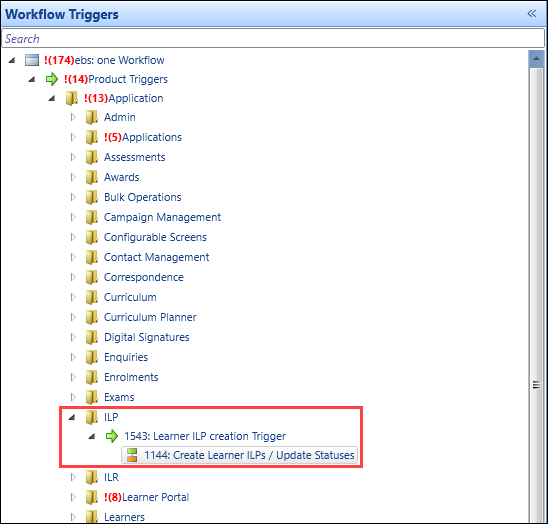 Learner ILP creation Trigger